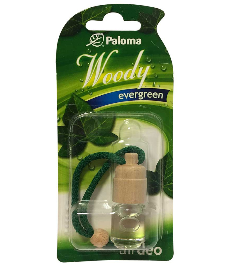 Paloma Woody Car Air Freshener Evergeen 4ml
